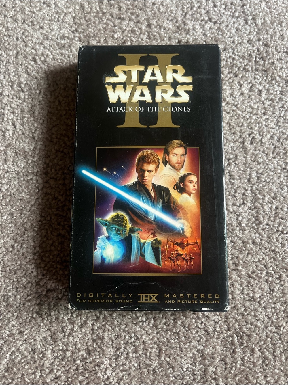 Star Wars Episode II Attack of the Clones VHS Tape